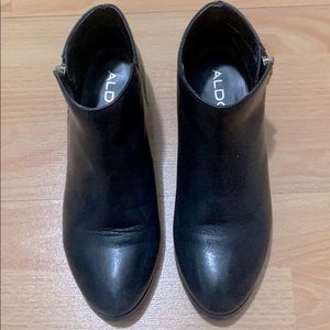 Aldo Black Ankle Boots